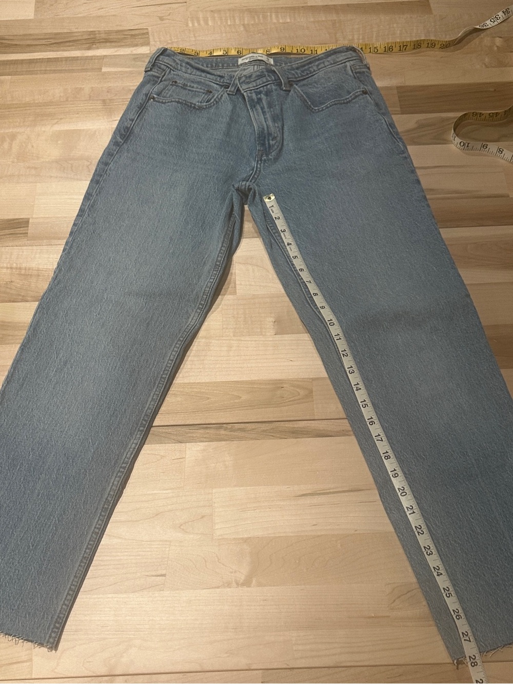 Abercrombie & Fitch Light Blue Straight Jeans